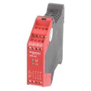 Relé de Seguridad Miniatura XPSAC5121 de 24V CA, Sin Monitoreo, para Parada de Emergencia, Epoxi, PL E/Categoría 4, 6A, 50/60Hz - Product Image 2