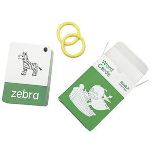 Tùy Chỉnh In Giáo Dục Trẻ Em Nói Từ Thẻ Flash Học Tập Thẻ Đồ Chơi Bán Buôn Bảng Chữ Cái Màu Xanh Lá Cây Bộ Nhớ Học Tập Thẻ - Product Image 6