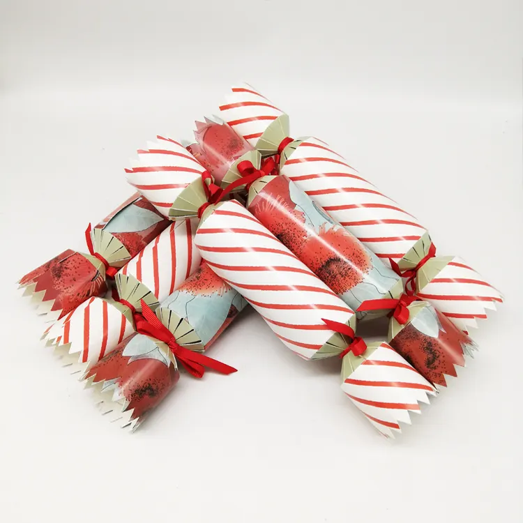 Fancy Disegno Di Natale Decorazione Dell'interno No Fuochi D'artificio Cracker Di Natale Scatola di Imballaggio