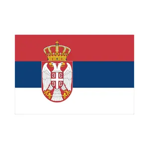 Флагшоу, высококачественный принт 3x5 футов 90x150 см, Национальный флаг сербии, 100% полиэстер