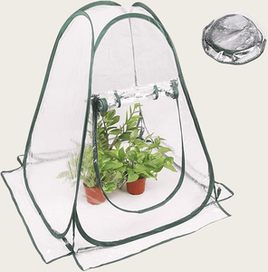 Transparent PVC Mini <span class=keywords><strong>petit</strong></span> pot <span class=keywords><strong>de</strong></span> fleurs <span class=keywords><strong>abri</strong></span> Pop couverture intérieur/extérieur chambre chaude <span class=keywords><strong>jardin</strong></span> <span class=keywords><strong>jardin</strong></span> facilement assemblé cadre <span class=keywords><strong>en</strong></span> <span class=keywords><strong>plastique</strong></span> - Product Image 4