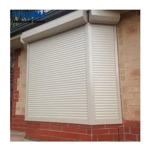 Wind Resistant Protect Window Glass Aluminum Automatic Or Manual Roller Up Window