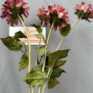 科威T640手工制作逼真的人造大丽花高级人造植物装饰颜色活动派对展示 - Product Image 4