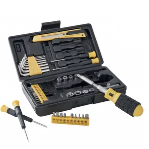 Thép Carbon 45 Cái Mini Hand Tool Box Bộ Công Cụ Nhỏ