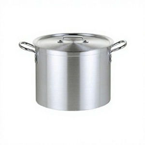Bain-marie en aluminium avec couvercle et poignées, capacité de 50 litres, chauffage électrique/gaz, modèle SRI BROTHER ENTERPRISES # 00021320 - Product Image 1