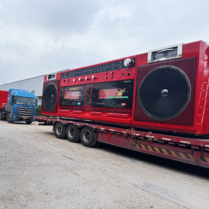 Luban Cabin hình dạng tùy chỉnh prefab cà phê cửa hàng contain-độc đáo băng cassette Thiết kế ngoài trời Retro quán cà phê xây dựng - Product Image 2