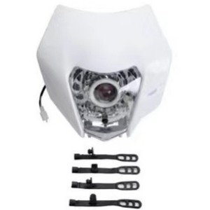 Phare avant halogène complet pour motocross avec carénage en plastique - Product Image 1