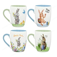 Neueste GAODENG Marke Handbemalte Osterhase Keramik-Kaffeetasse - Umweltfreundlich Mikrowellen- und Spülmaschinenfest CE-Zertifiziert Ostertag