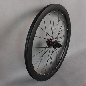 Roues de vélo de route en carbone SERAPH Full Carbon Road Disc, modèle Wave Clincher, 50*25mm, 6 boulons, 100*12/142*12mm, WH50-1 - Product Image 4