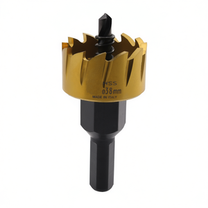 Lame de scie cloche Ttake Hss 38 mm, revêtement titane, pour perçage du métal et du bois - Product Image 2