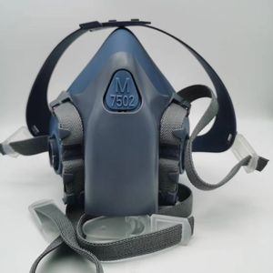 <span class=keywords><strong>Respirador</strong></span> de silicona de media cara con bolsa nueva 7502 con filtros dobles reemplazables <span class=keywords><strong>para</strong></span> <span class=keywords><strong>pintura</strong></span> en aerosol y productos químicos de barnizado - Product Image 1