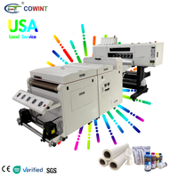 Imprimante de transfert rouleau à rouleau multicolore convertible en acier inoxydable I3200 DTF 24 pouces à 2 têtes nouvelle condition pour Flex Egg