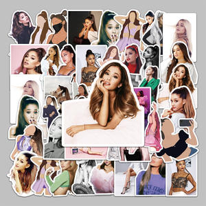 Autocollants de l'actrice américaine Arianna Grande, pour guitare, ordinateur portable, <span class=keywords><strong>skateboard</strong></span>, papeterie, album de scrapbooking, 50 pièces, SP429 - Product Image 2