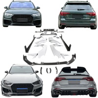 Body Kit Bumper Lebar Berkualitas Tinggi Desain Asli Cina untuk Audi B9 A4 S4 RS4 2017-2020 Spoiler Bibir Depan/Belakang