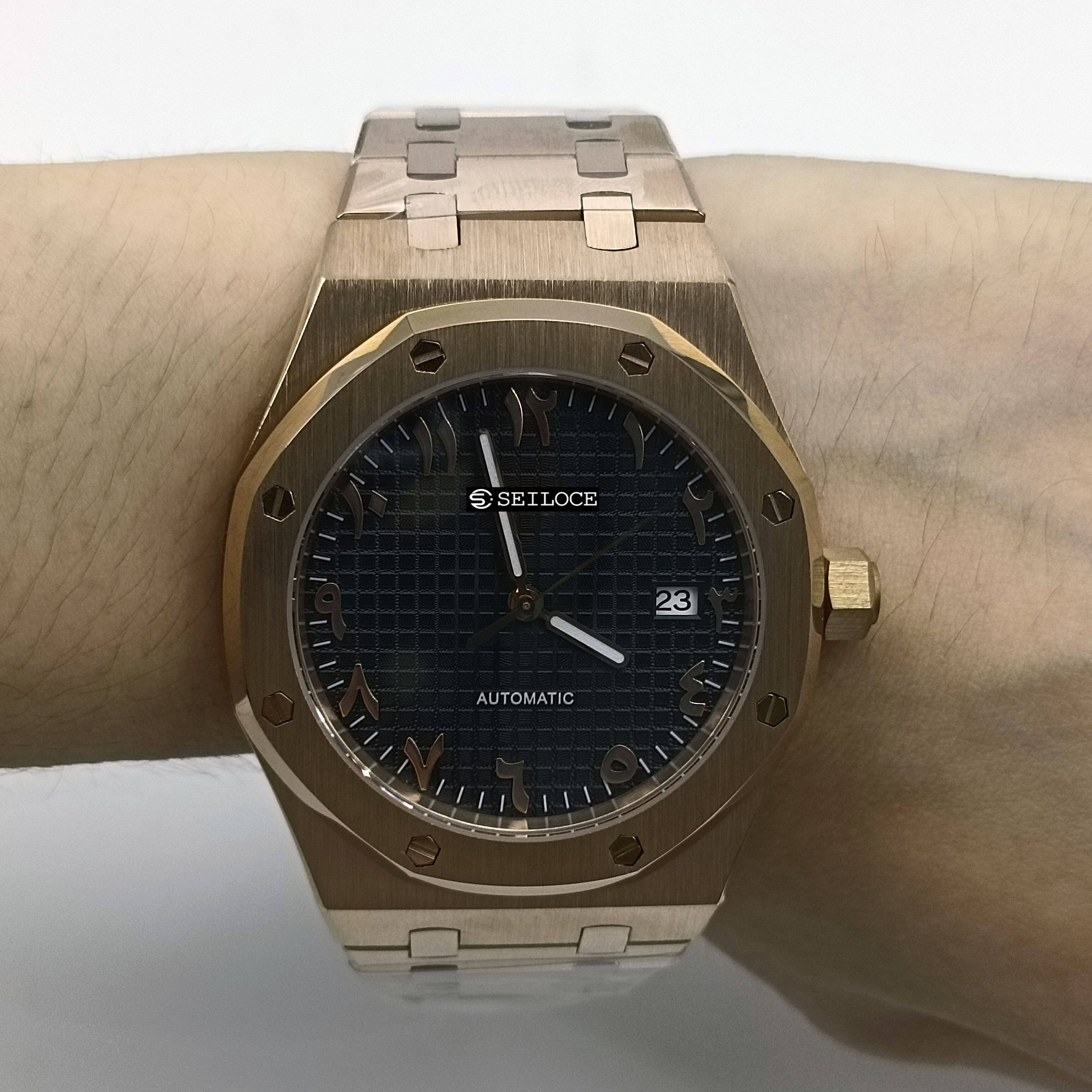 Rose Gold Case+Black Dial