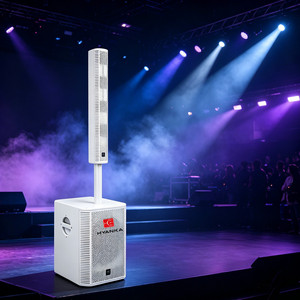<span class=keywords><strong>Enceinte</strong></span> <span class=keywords><strong>colonne</strong></span> active sans fil <span class=keywords><strong>Bluetooth</strong></span> HYANKA S1503W, fournie par l'usine chinoise, 45Hz-20KHz, blanche, pour fêtes et événements en direct - Product Image 2