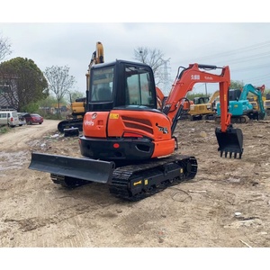 Basso prezzo usato Kubot KX155 escavatore originale giappone 5.5Ton 5Ton Mini cingolo scavatore buone condizioni per la vendita a Shanghai - Product Image 1