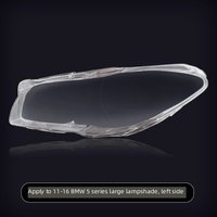 Couvre-phare pour BMW Série 5 F10 F18 2010-2017 520i 523i 525i 530i LED Xénon Remplacement de la coque transparente du phare en verre