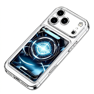 Coque de téléphone à affichage photo pour iPhone, compatible avec les cartes TCG/affichage d'images, chargeurs et pochettes à chargement par le haut, pour cartes sportives et cartes DIY - Meilleures ventes - Product Image 1