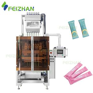 FZ-FSFM6 Sachets de poudre de chili de café instantané à 6 voies Machine de remplissage d'emballage de sucre de scellage de tarière pour les aliments - Product Image 1