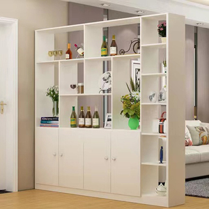 Meubles de salon en bois massif cloison paravent casier à vin armoire - Product Image 4