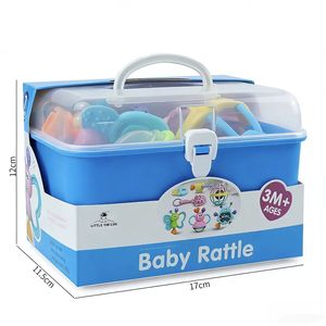 Sonajero de mano para bebé, juguetes para recién nacidos, mordedor suave de animales bonitos, sonajero de mano, juguetes educativos para el desarrollo del bebé de 0 a 12 meses - Product Image 2