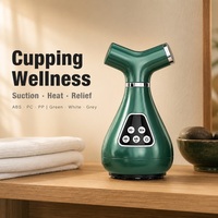 Outil de massage électrique à ventouses et Gua Sha, alimenté par USB, avec batterie au lithium, infrarouge, physiothérapie automatique multifonction, facile à utiliser