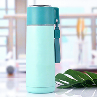 Tasse en verre double paroi style Ins tendance, motif cerf étoilé, avec poignée portable, vaisselle tendance style Ins