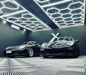 HanYin Dynamische Anordnung Hexagonale LED-Leuchten Garagenbeleuchtungslösungen für Hebebühne und Arbeitsplatz - Product Image 2