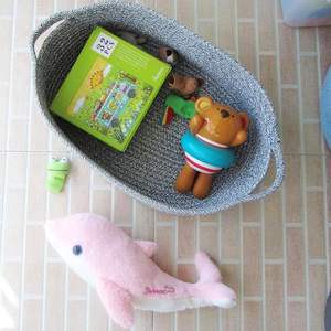 <span class=keywords><strong>Panier</strong></span> de rangement en corde de coton tissé <span class=keywords><strong>Table</strong></span> à <span class=keywords><strong>langer</strong></span> organisateur placard serviettes bébé pépinière <span class=keywords><strong>panier</strong></span> cadeau paniers vide <span class=keywords><strong>panier</strong></span> à linge - Product Image 4