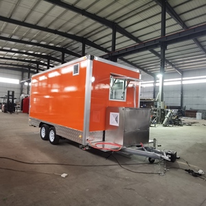 Nuevo Remolque de Comida de Acero Inoxidable, Superventas, Camioneta de Comida Rápida Móvil con Sistema de Alimentación Integrado y Características Resistentes a la Oxidación - Product Image 3