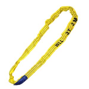 <span class=keywords><strong>3t</strong></span>丸いポリエステル持ち上げベルトスリング柔らかいエンドレススリング - Product Image 1