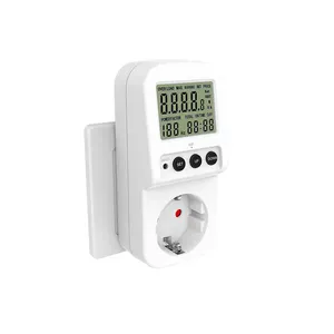 Groothandel Eu Plug Digitale Power Meter Smart Watt Meter Socket Met Lcddisplay Voor Thuis