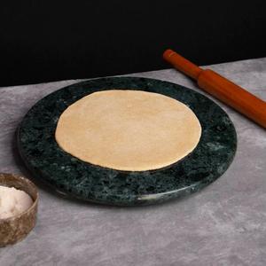 Fabricante de Roti de mármol blanco de alta calidad Chakla Base pesada India Tablero rodante de mármol verde Chakla Tablas de pastelería de buena calidad - Product Image 2
