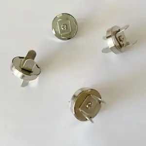 Fabrik Großhandel Geldbörse Hardware magnetischer Knopf Schnapp-Handtaschenknopf Magnet 8mm 12mm Magnet magnetischer Schnallenknopf für Taschen