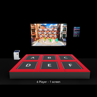 Pantalla Interactiva para Fiestas Bounce Party, Juego de Trampolín con Pantalla Grande HD, Sensor de Movimiento, Bounce Meteor Arcade para Parque de Trampolines