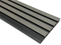Panneaux muraux décoratifs extérieurs en WPC imitation bois ignifuges faciles à installer