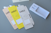 Boîte de câble de données de téléphone portable électronique grand public emballage en papier pour accessoires de câble de charge USB