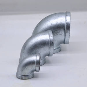 Gi 파이프 피팅 카탈로그 아연 도금 강관 피팅 뜨거운 딥 아연 도금 철 팔꿈치 티 커플 링 십자가 공장 - Product Image 2