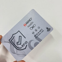 Tarjeta de Bloqueo RFID/NFC de PVC para Prevenir el Uso No Autorizado y la Lectura de Tarjetas de Crédito - Protector de Cartera