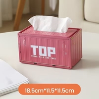 Boîte à mouchoirs de style industriel, conteneur, tiroir à papier en fer forgé, tiroir à papier créatif, pour la maison et le salon