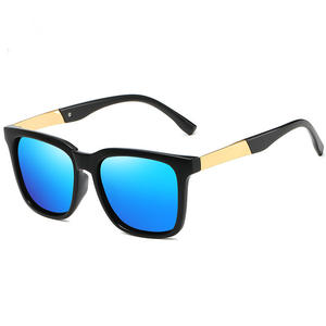 Lunettes de soleil tendance pour hommes, style aviateur polarisées, protection UV400, monture noire, matériau PC, verres TAC, pour la conduite et la pêche - Product Image 3