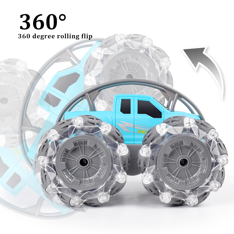 OEM 2,4G 360 градусов Радиоуправляемый автомобиль с дистанционным управлением 4X4 Дрифт электрический автомобиль для детей с подсветкой
