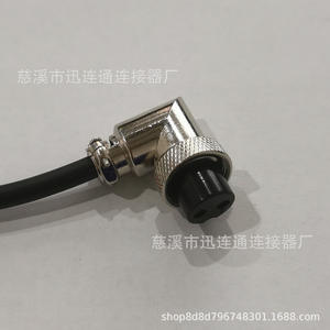 ปลั๊กอากาศยาน Xunlian รุ่น Gx16 แบบงอ หัวต่อตัวเมีย สายยาว 1 เมตร 2 3 4 แกน ปลั๊กอะแดปเตอร์โลหะผสมสังกะสี สำหรับใช้งานไฟฟ้า - Product Image 3