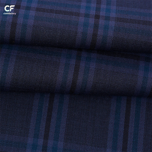 Nuovo Modello di Tessuto per Pantaloni Casual e alla Moda, 50% Lana Tessuto per Cappotti in Lana Fine a Quadri Disponibile in Stock - Product Image 3