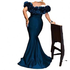 Abito da ballo a sirena stile caldo lungo fino al pavimento per signora abiti da festa da donna elegante abito da sirena da sera - Product Image 3