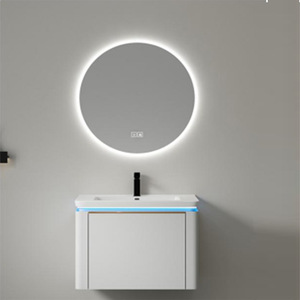 CR Wall Mounted <b>Bathroom</b> Vanity 1020mm White LED <b>Mirror</b> Solid <b>Wood</b> - Product Image 2