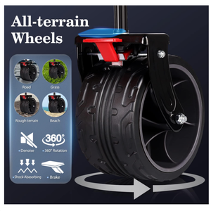 Factory Sell Heavy Duty Foldable <strong>Beach</strong> Utility Collapsible Folding <strong>Wagon</strong> Camping Cart - Product Image 3