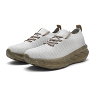 Sepatu Rajut Slip-On Grosir L0017 Bernapas Empuk Ringan Kasual Sneakers OEM ODM