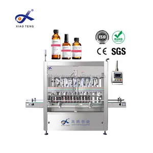 4 Nozzle piston pump injection automatic medical liquid filling machine for manual feeding bottle